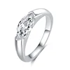 1 carat (5*10mm) white moissanite (white gold)+Certificate