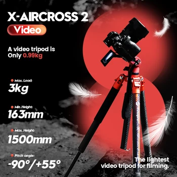 Tripod for Digital Camera Phone Suitable for Travel Camera Stand Phone Tripod Carbon Fiber Video Tripod Carbon Fiber detail image