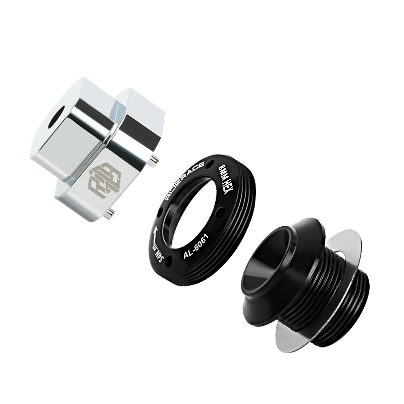 RIDERACE Bike Crank Arm Stainless Steel Compact Crankcase Cover Removal Tool Bicycle Crank Bolt Extractor Tool for SRAM DUB BB30