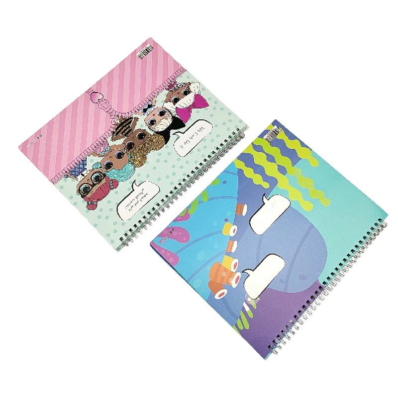 Custom Notebook Manufacturer Make A4 Planner Diary Lined	Spiral Notebook for School