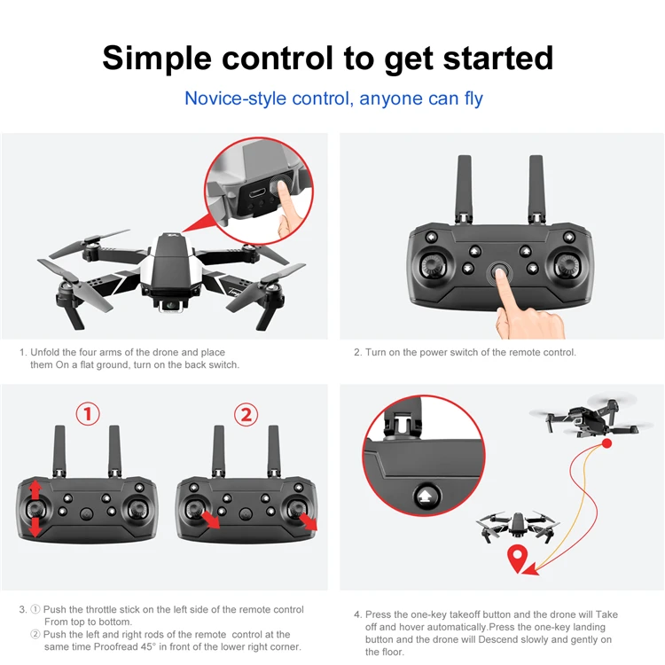 Hot Selling Aircraft 2.4G High Frequency Signal Remote Control Helicopter Toy Uav 2.G Quadcopter With Camera