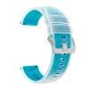 Transparent + bleu