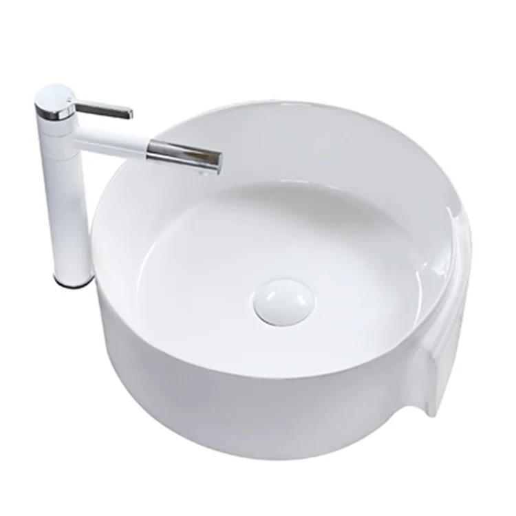 New Design Countertop Mounted Ceramic Washing Basin