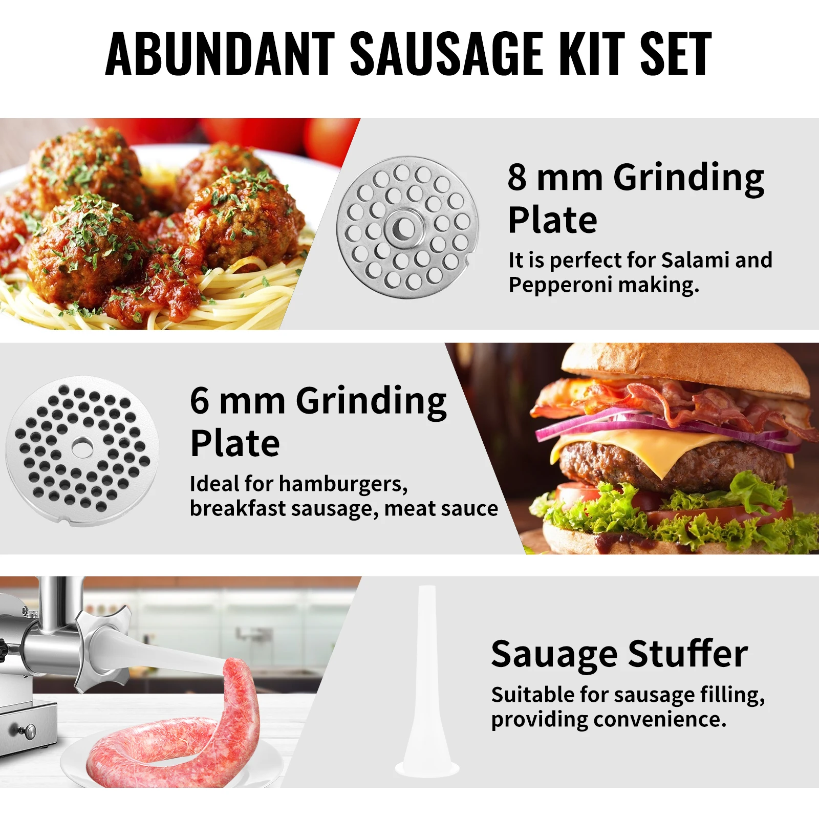 Title 3, Commercial Meat Grinder Electric Sausage Maker ...