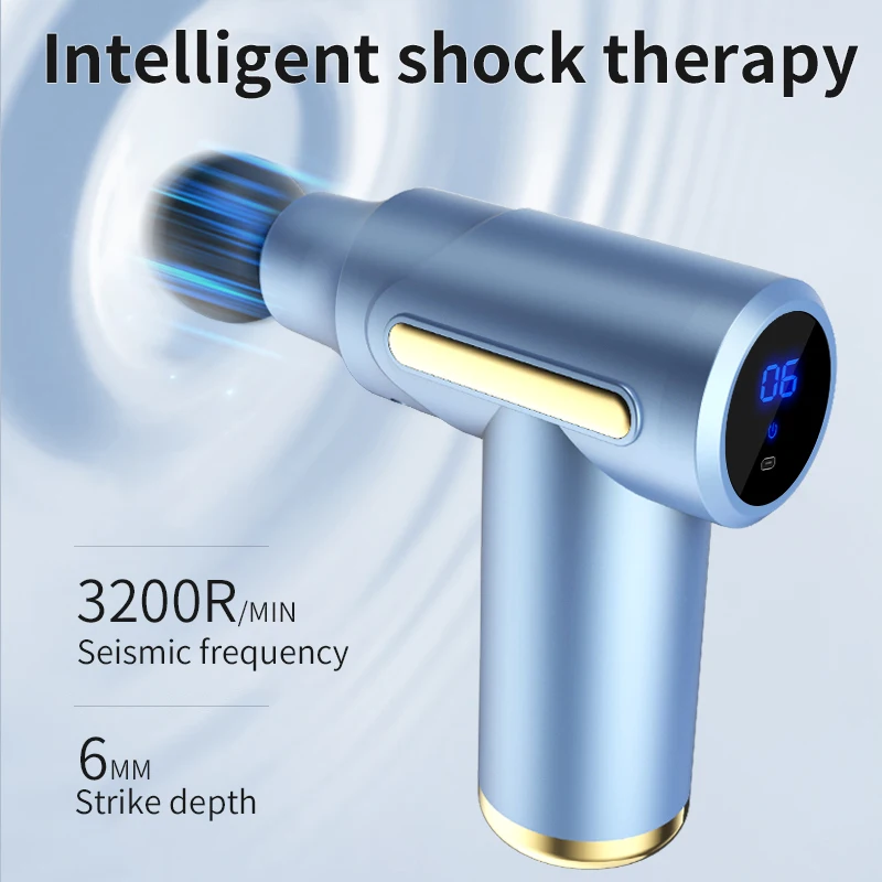 2025 New Design Colorful Massage Equipment Deep Muscle Soreness Relieve Portable Fascia Mini Massage Gun