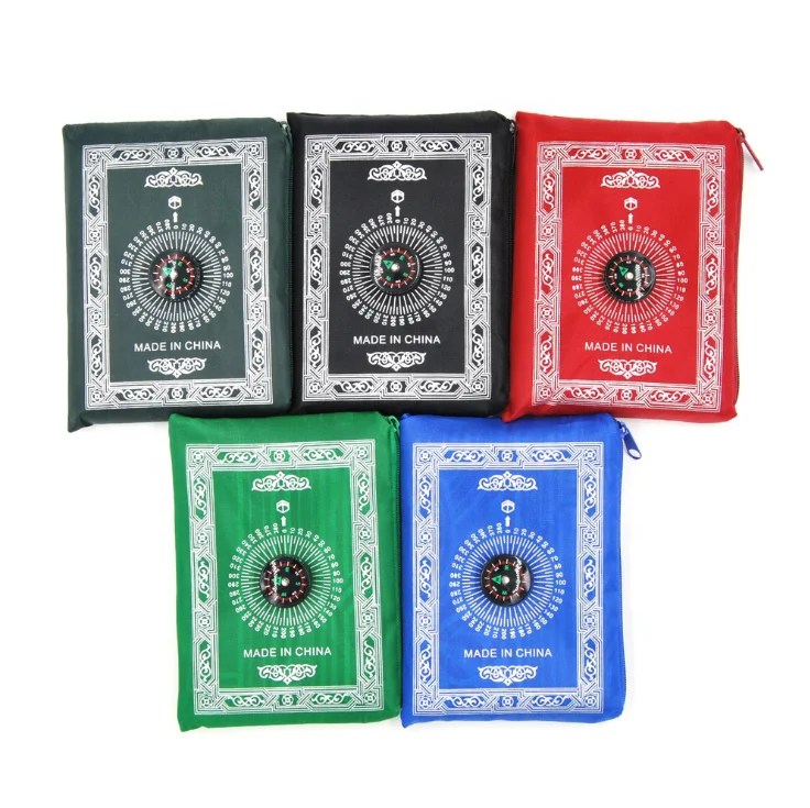 Портативный водонепроницаемый мусульманский молитвенный коврик с компасом ковер винтажный узор украшение для исламских молитв подарочное одеяло коврики