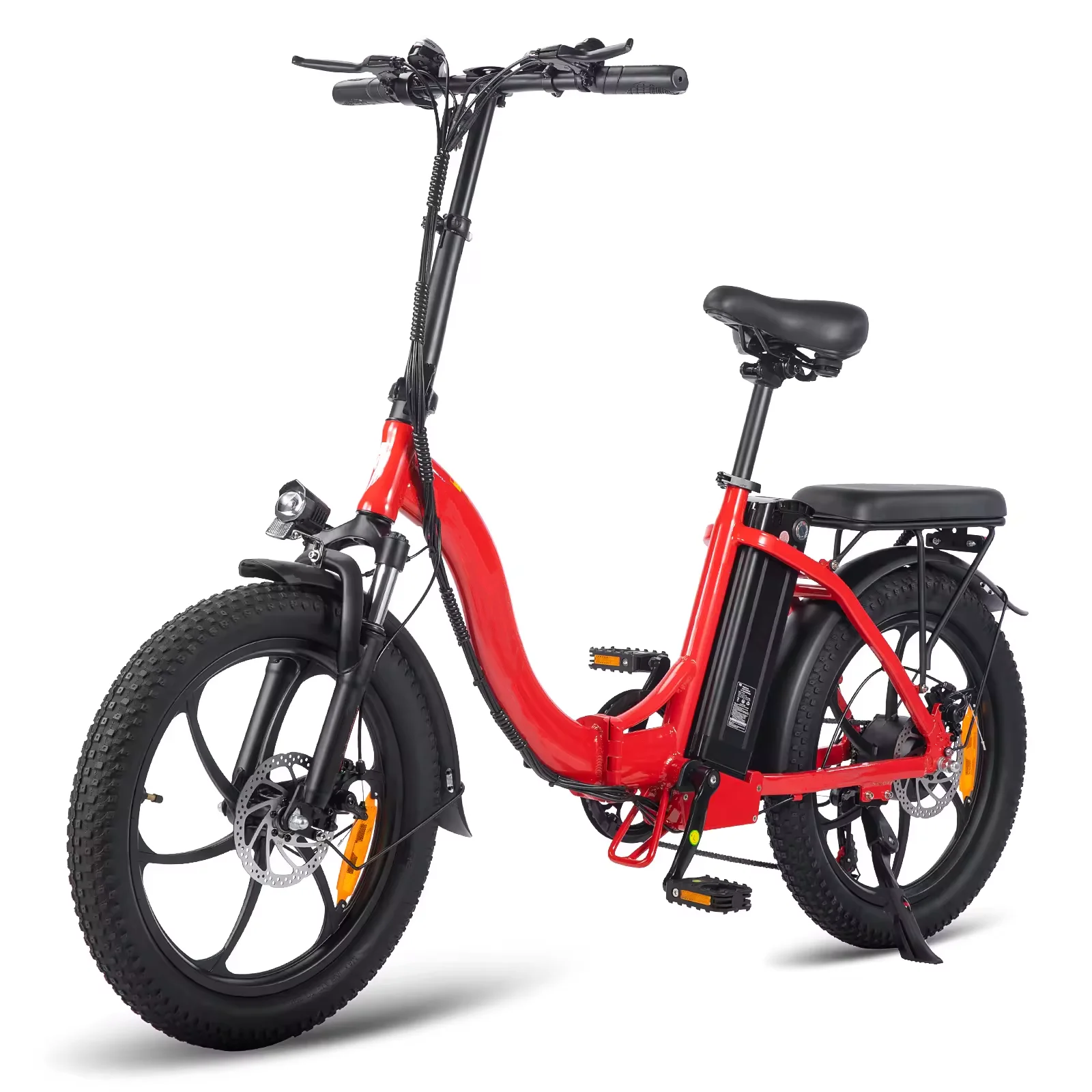 350W Folding City Electric Bicycle for Ladies 48v Speed Lithium Battery  Smart Electronic Ebike Fat City Electric Bike
