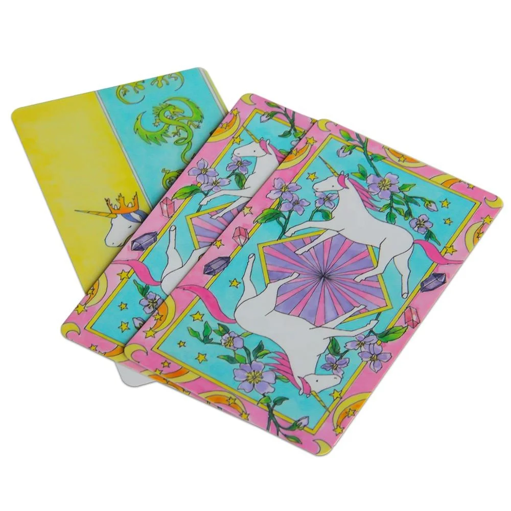 Заказная высококачественная печать оптом Изысканная Подарочная коробка 4C полный цвет Oracle Tarot карты