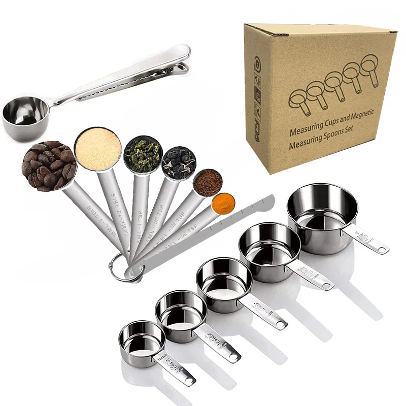 13Pcs Measuring Cups And Magnetic Measuring Spoons Set