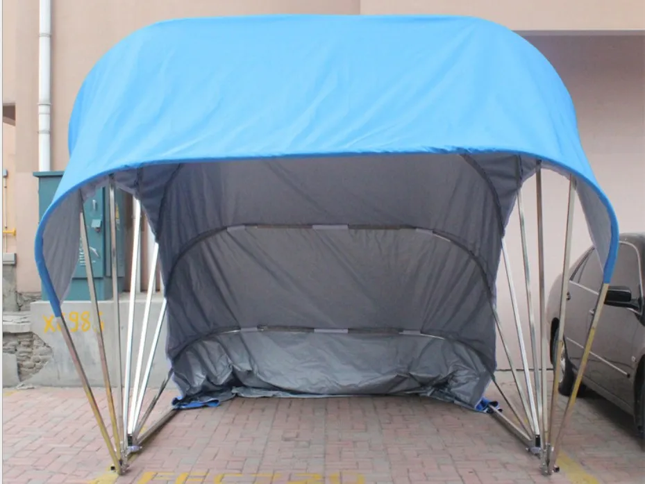 Multi-Purpose Sunshine Automatic Foldable Garage Canopy Suitable for Most Private Cars