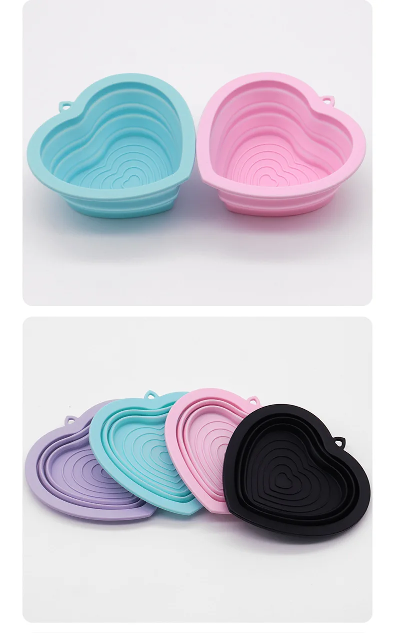 Portable Outdoor Dog Food and Water Bowl Food Grade Silicone Folding Pet Bowl Easy Feed Dog Bowl Pet Supplies details