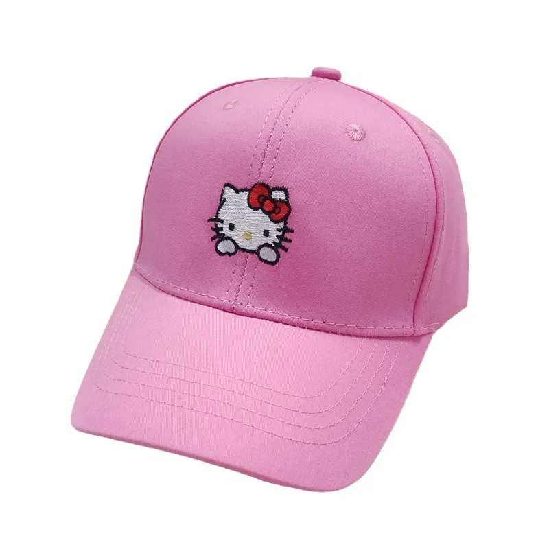 Cinnamoroll Sanrio Cap Melody Kuromi Embroidered Pink Cotton Twill Dad ...