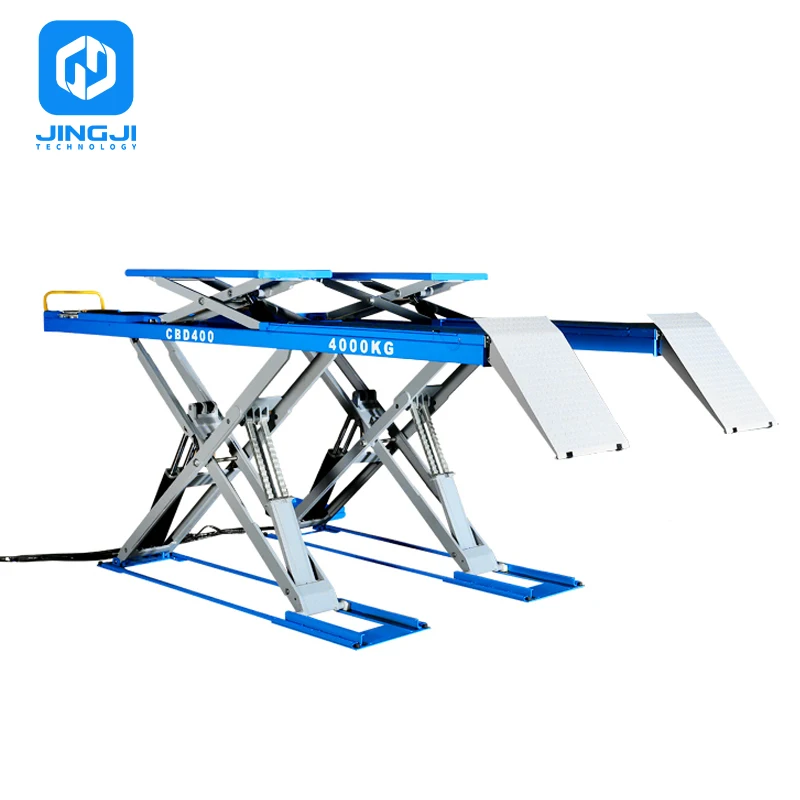 Source Factory 3000Kg 3500 Kg Small Mid-Rise Midrise Scissor Car Lift 4T 1.2M