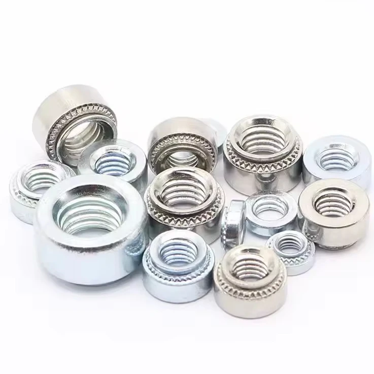 304 Stainless Steel & Carbon Steel Galvanized Press Rivet Nut Cap Material for Pressure Riveting Nuts Product