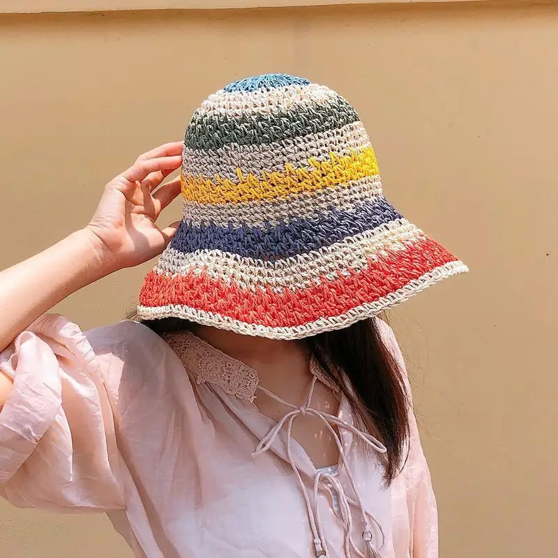 Женская соломенная