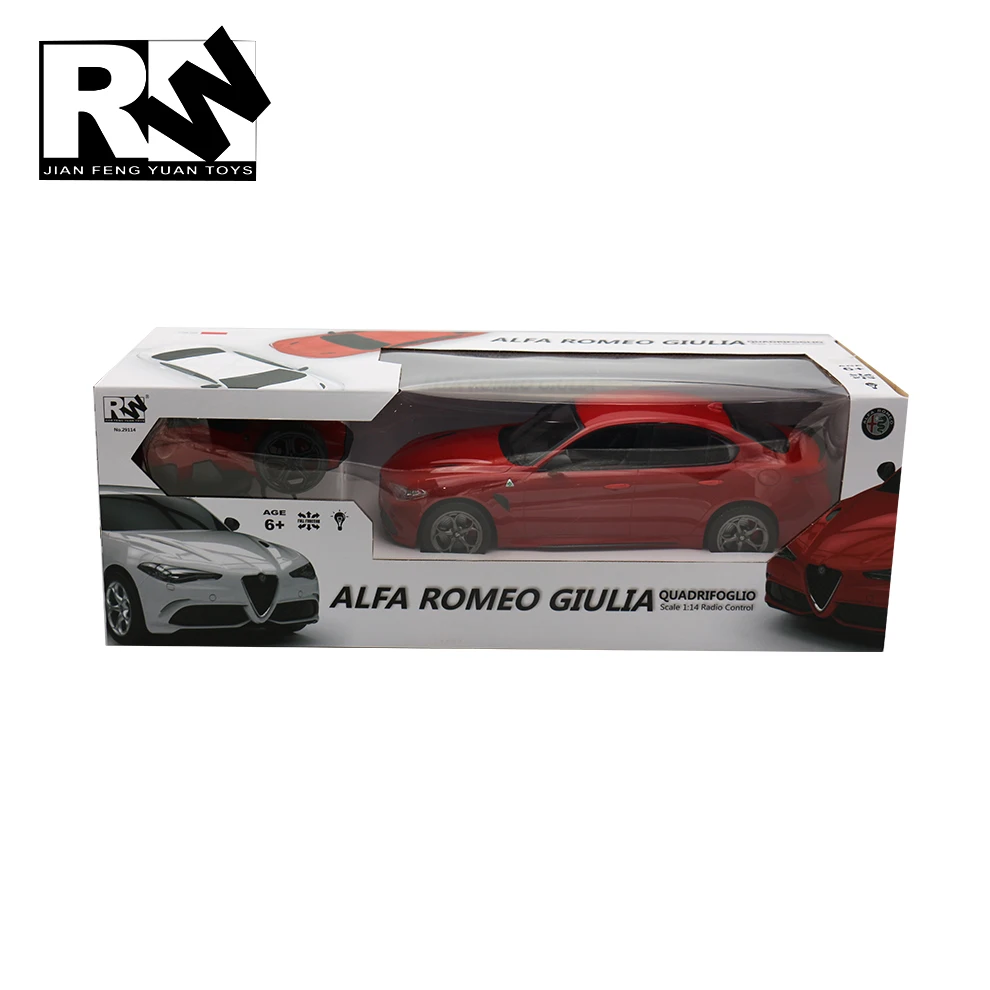 RW 1/14 高速RCカーおもちゃ ラジコンカー アルファロメオ 2.4G対応
