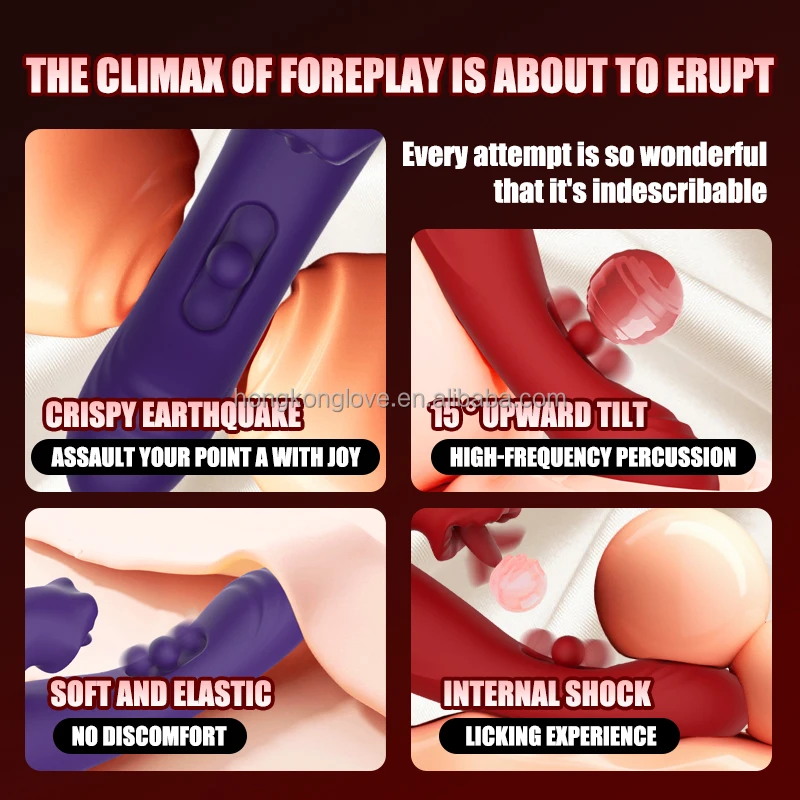 Vibrator body detail and ergonomic grip design