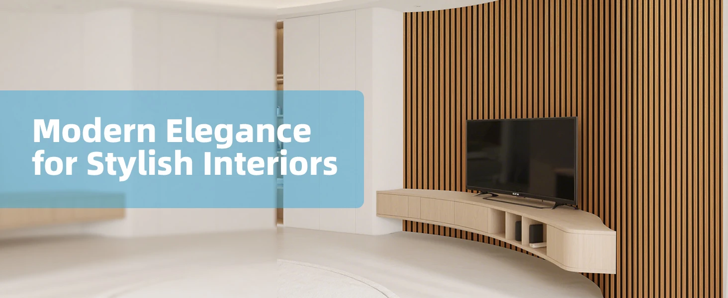 Acoustic Wood Slat Wall Panel Roll-Flat Design Sound Absorbing Corridor Curved Wall Decor for Wall manufacture