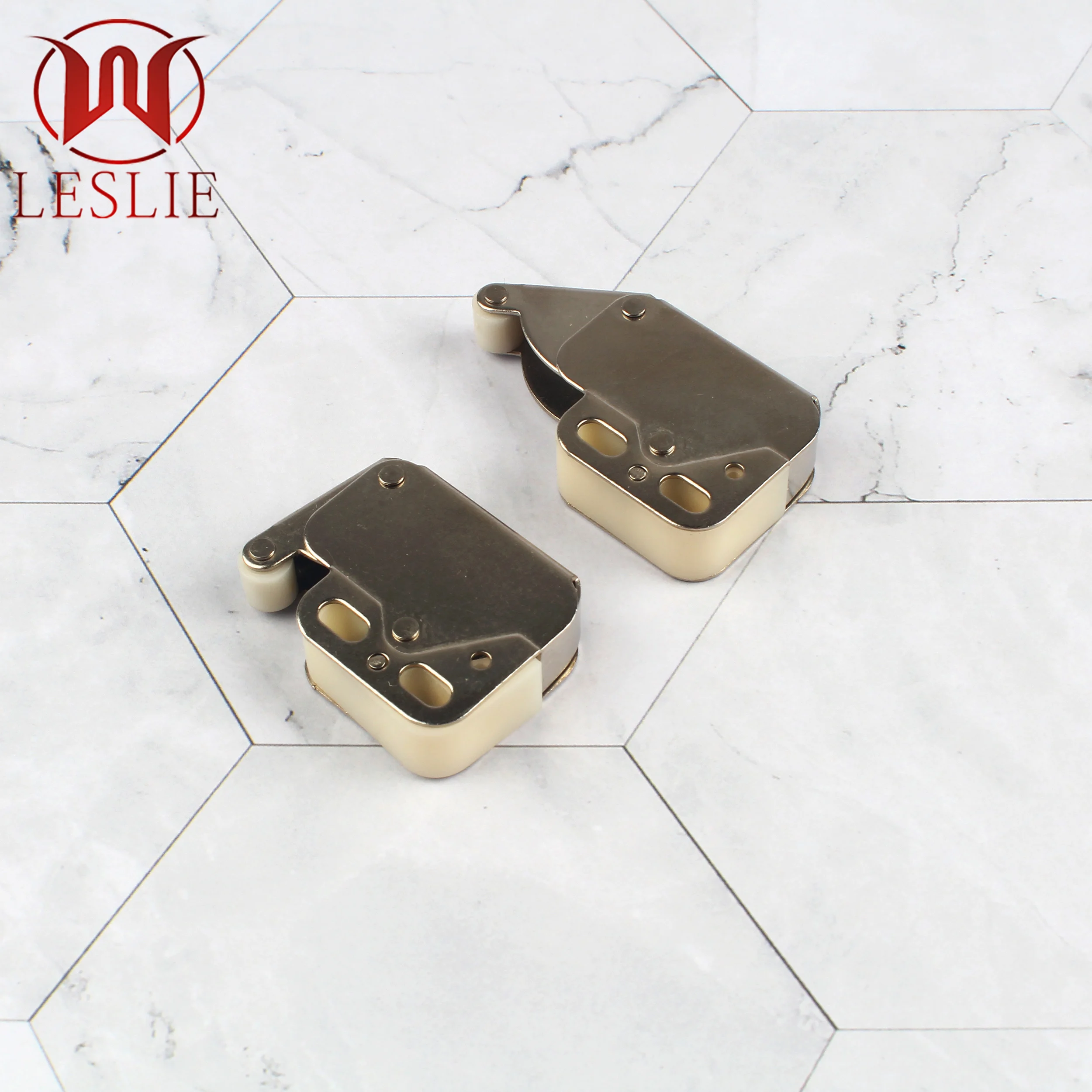 Cabinet Hardware Mini Door Latch Catch Spring Loaded Touch Open Door Catch Push Open Lock Latch Door Magnet Catcher