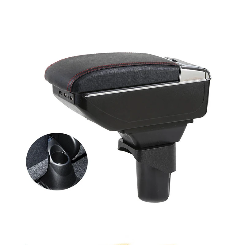 Central Armrest Box Car Modification Accessories for Nissan March Armrest Box Special Punch-free Central Armrest Storage Box
