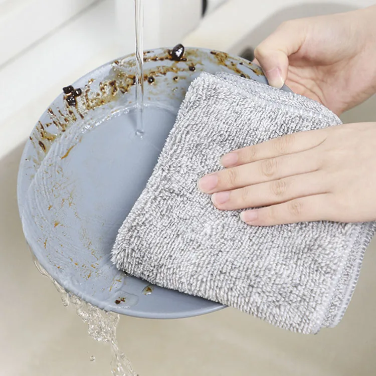High Quality Biodegradable Reusable Fiber Eco Friendly Bamboo Carbon Cleaning Cloth Buy Bamboo