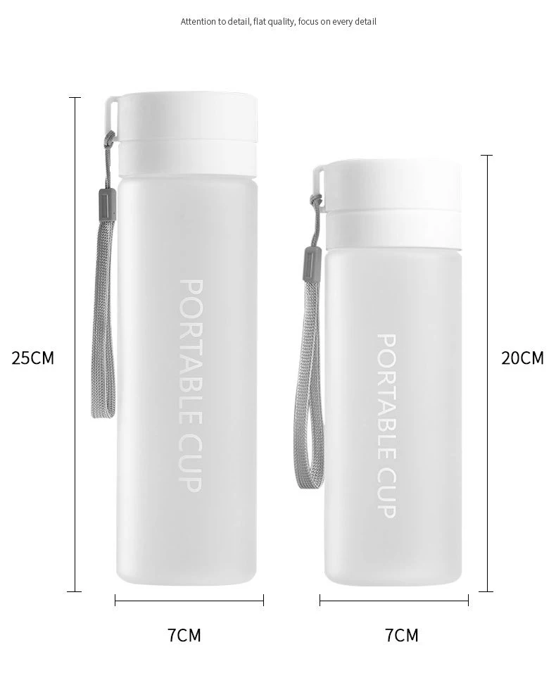 Dd1282 Outdoor Matte Bottles With Handles Rope Promotional Advertising