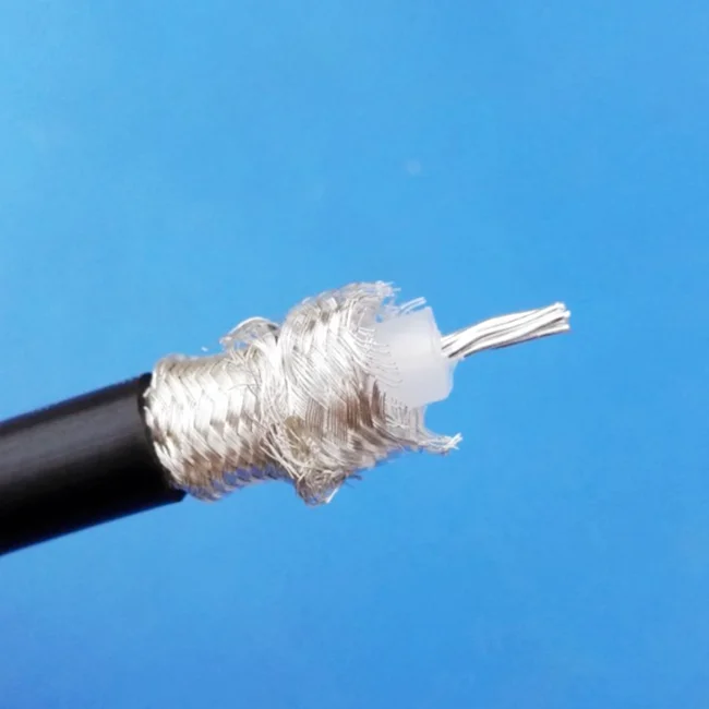 50Ohm Flexible Double Shielded RG214 RF Coaxial Cable
