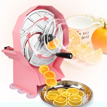 Fruit and Vegetable Slicer Household Multi-function Cutting Slicer for Lemon Potato Ginger Chip Slicer Machine With Double Slot