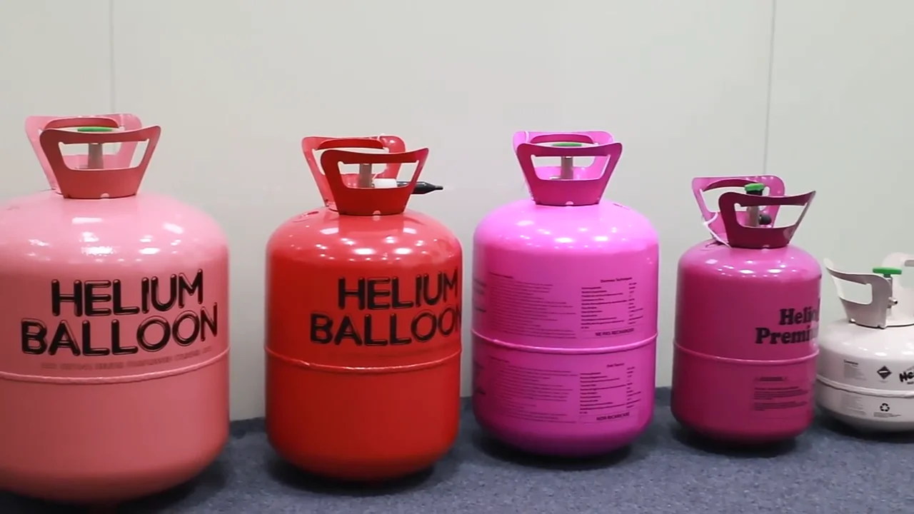 Portable Small Disposable Helium Gas Cylinder 30lb 50lb 15lb 11lb 7.5lb