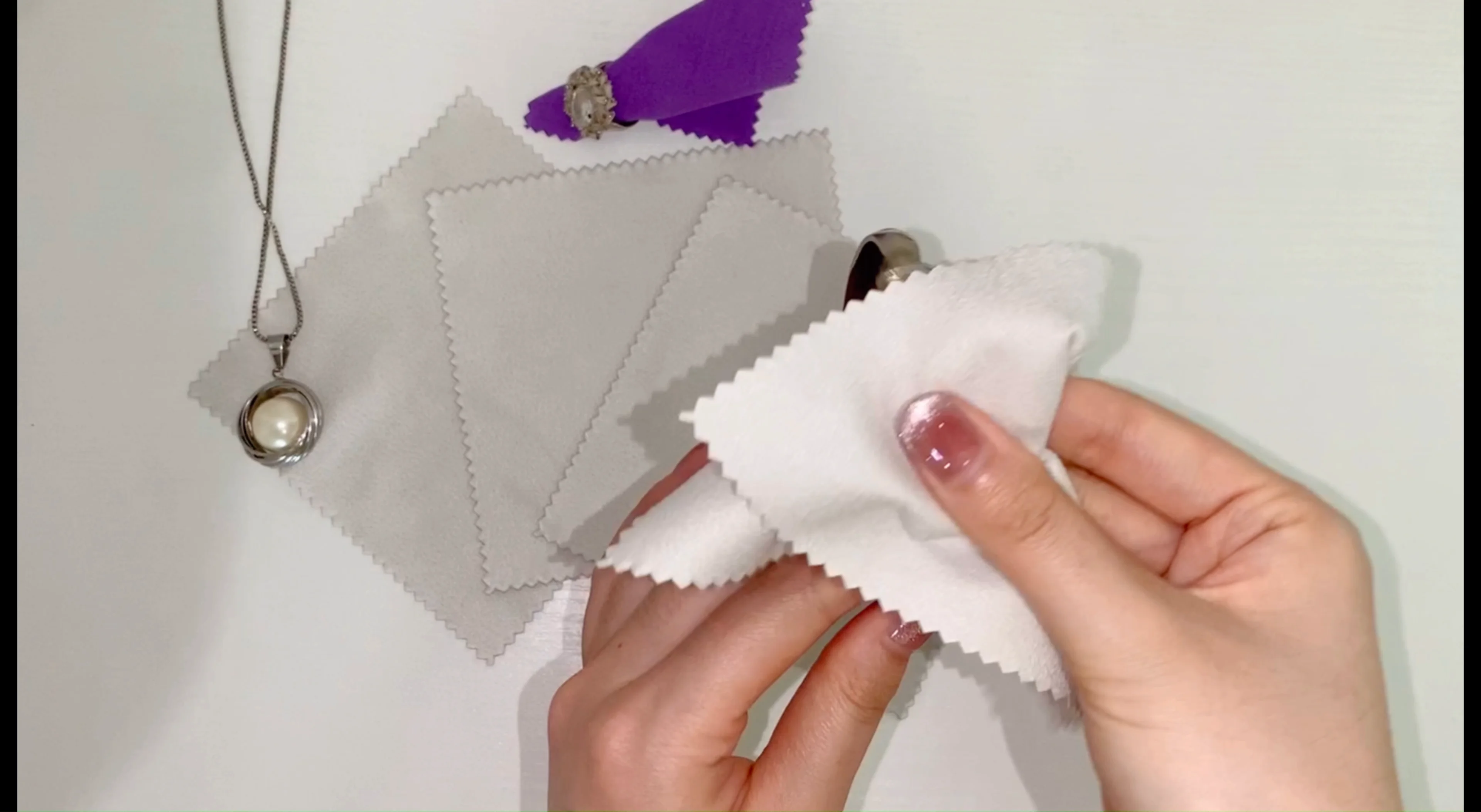 Custom Jewelry Polishing Cloth Jewelry Cleaning Cloth For Sterling