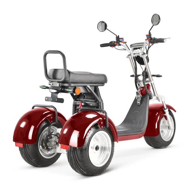 US/EU warehouse three wheel electric passenger tricycle for adults dual motor 4000w electric bike 25kmh 45kmh speed citycoco coc