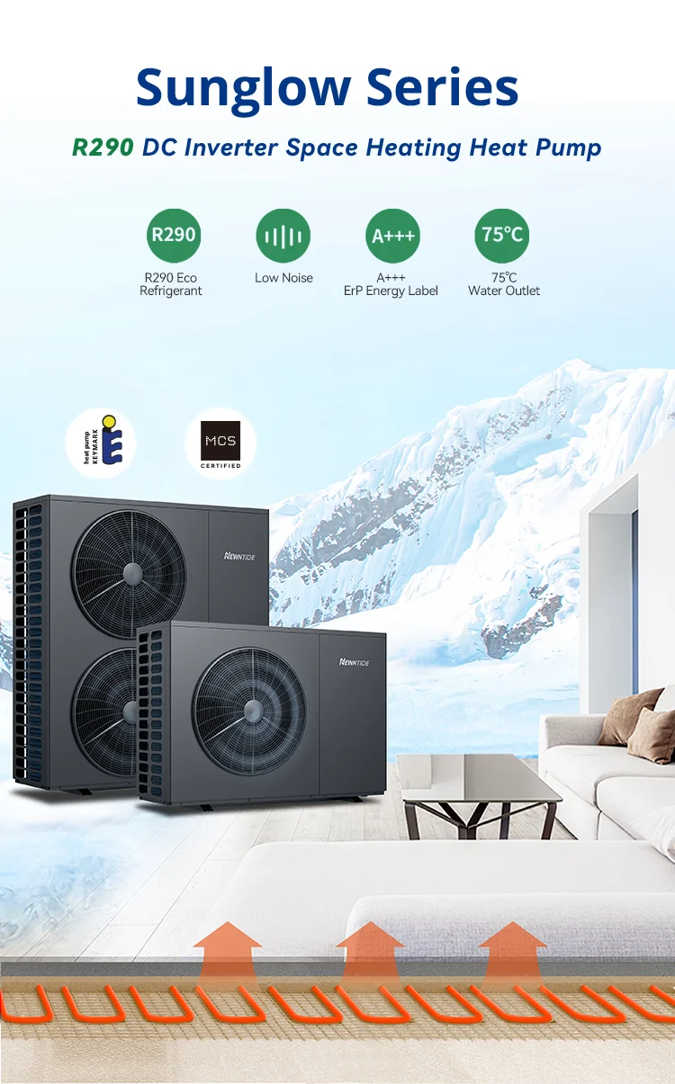 Source Inverter Heat Pump, 16-20kw, R290 - detail 4