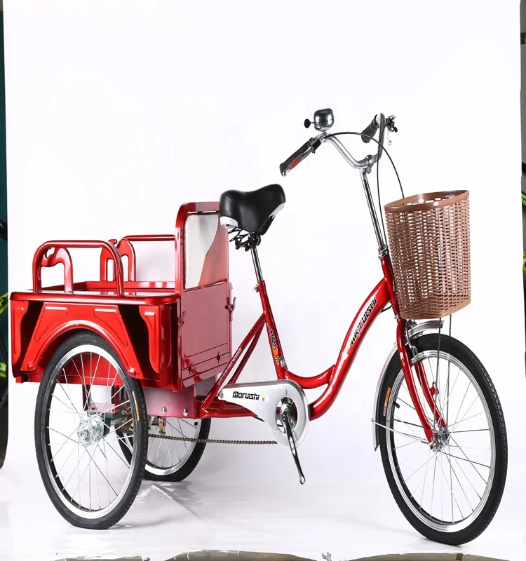 Bicicleta Triciclo Feria Triciclo De Ruedas Para Adulto, Con