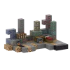 T015 - Magnat des mines (128 pièces) avec 6 figurines aléatoires