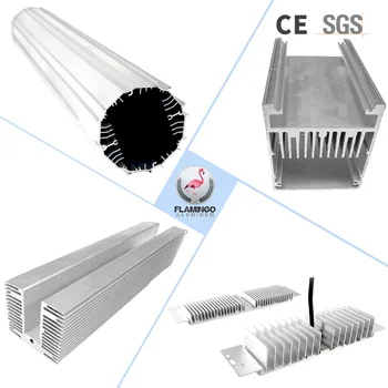 Aluminum Hollow Heat Sink Aluminum Heat Sink Plate Aluminum Profiles for Exhibition Stands Aluminum Heat Sink Extrusion