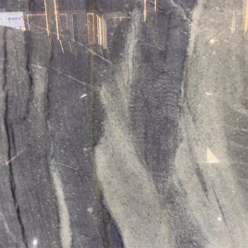 product top quality elegant royal blue quartzite slabs for home wall and countertop design-2