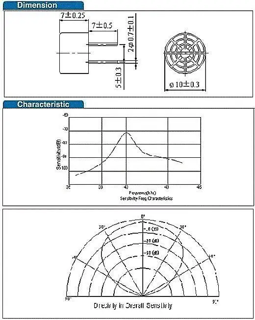 Hot Sell 10mm Compact 40khz Ultrasonic Transducer| Alibaba.com