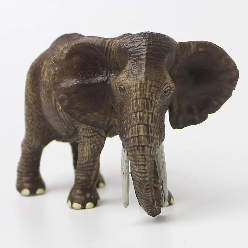 Pvc Plastic Elephant Figurine Toy for Souvenirs Gifts