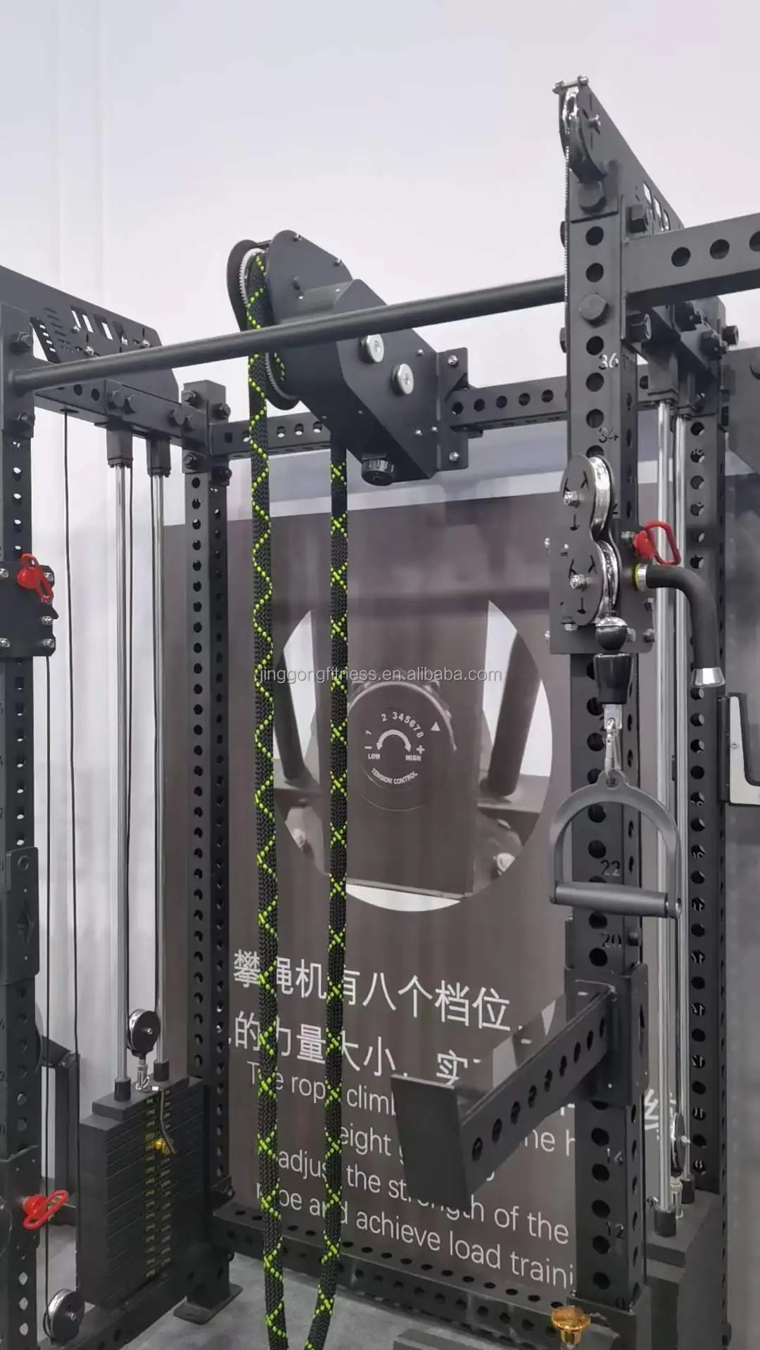 Home Gym Rotatively Magnetic Resistance Rope Pulling Machines