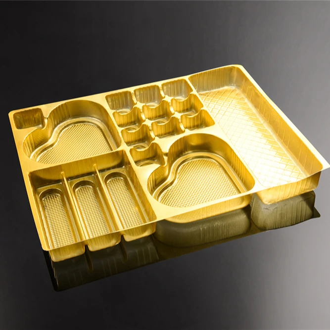 wholesale high quality golden blister box customized chocolate