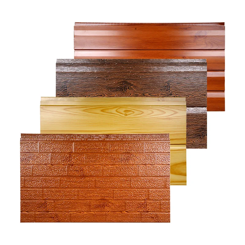 Outdoor wall panel exterior wood PU composite cladding polyurethane wood acoustic panels