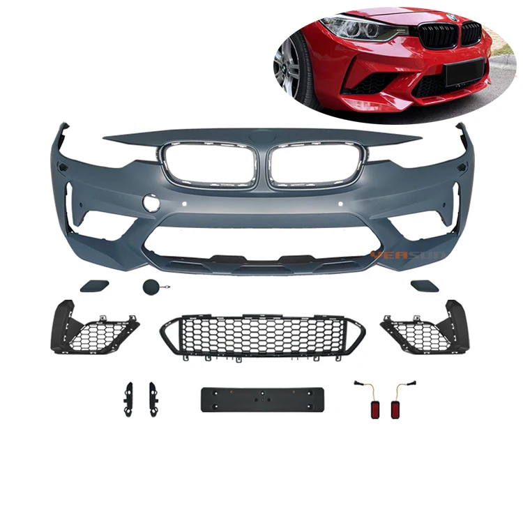 F30 M2 Competition M2C Front Bumper Set for BMW 3 Series F30 Bodykit