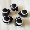 A set of 5 plastic screws and rubber wheels