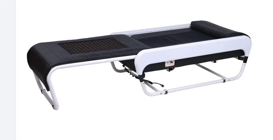 2021 New Design Portable Customizable Multifunction Storage Bed with Massage Music Design of Leather Massage Bed Solid