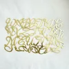 Big letter  gold