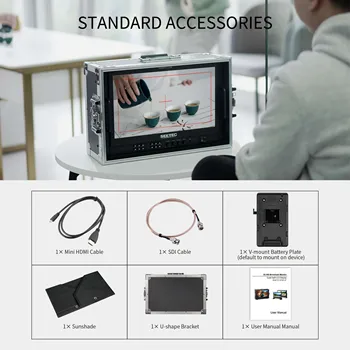 SEETEC ATEM156S-CO 15.6 Inch Portable Broadcast Monitor OEM Factory Wholesale with Logo Customization 3G-SDI Full HD product image