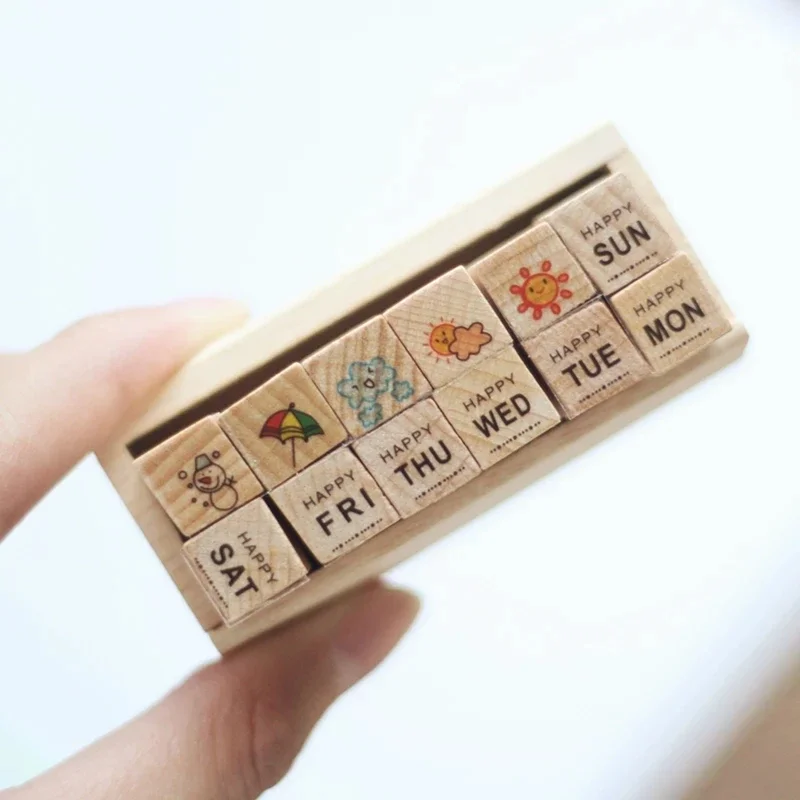 Supplier Kids Playdough Design Burn Custom Rubber Henna Wooden Stamps