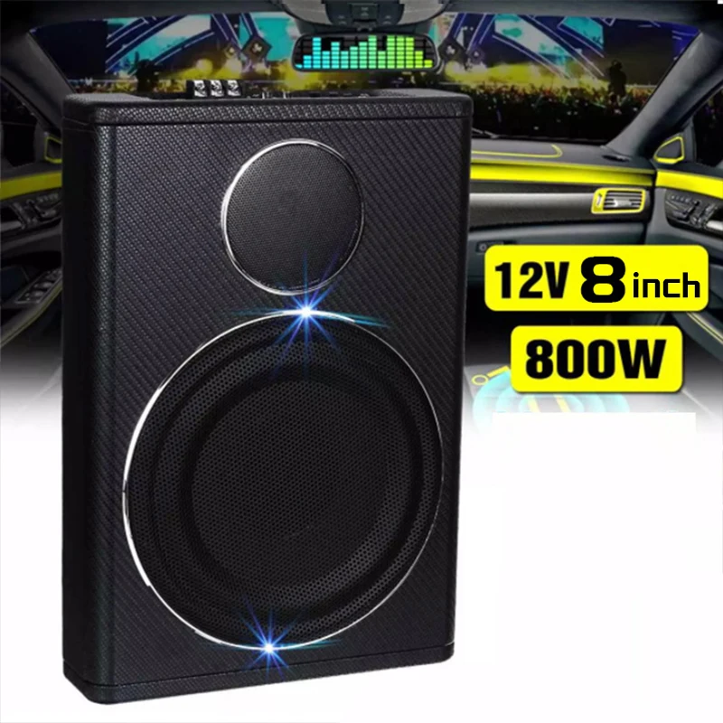 8 Inch 800w Under-seat Car Subwoofer Modified Speaker Stereo Audio Bass  Amplifier Car Audio Subwoofer Speakers - Buy Speakers,Car Audio  Subwoofer,Car Subwoofer Product on Alibaba.com
