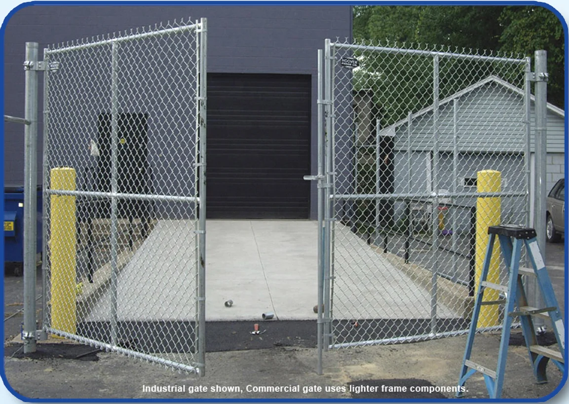 Modern Galvanized Metal Used Chain Link Fence Gates 8ft Chain Link Fence  Design for Yard