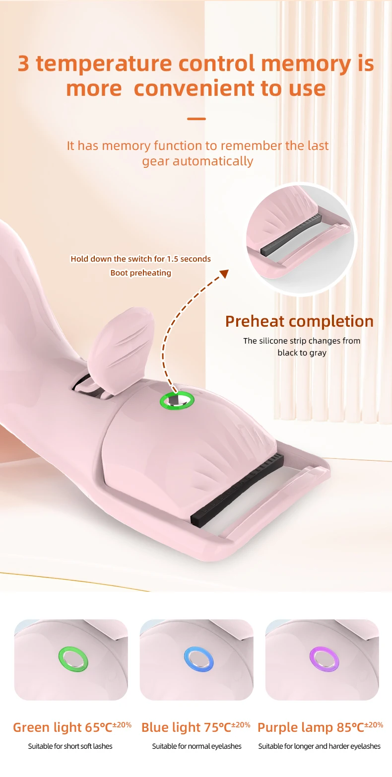 New Design Pink Cute Snail Eyelash Curler Wholesale Custom Private